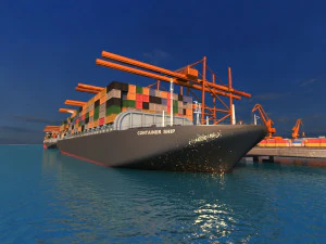 порт 3D Модель