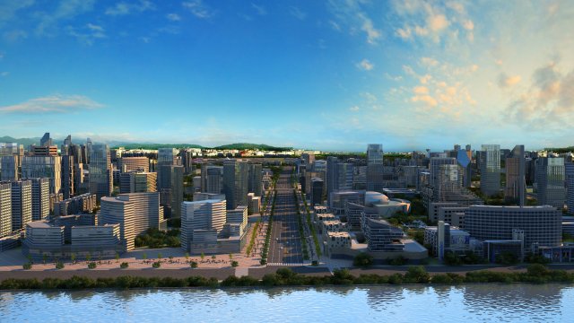 city building Modèle 3D .c4d .max .obj .3ds .fbx .stl .blend 