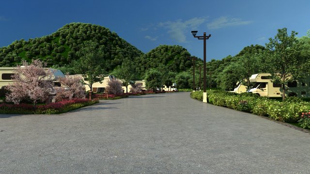 rv camp 3D Model .c4d .max .obj .3ds .fbx .stl .blend 