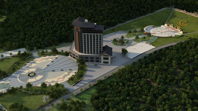 city building Modello 3D .c4d .max .obj .3ds .fbx .stl .blend 