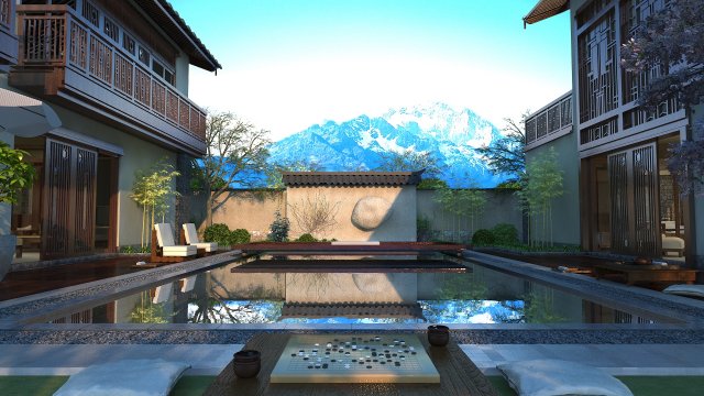 city building 3D 模型 .c4d .max .obj .3ds .fbx .stl .blend 