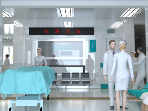 hospital Modelo 3D