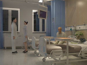 hospital Modelo 3D