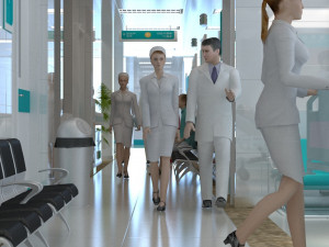 hospital Modelo 3D
