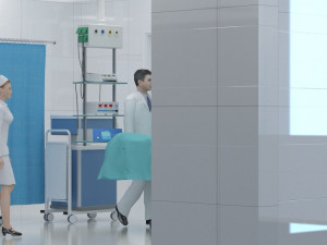 hospital Modelo 3D