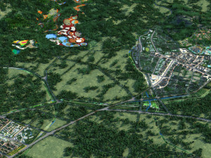 small town 3D Model