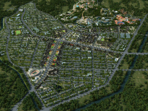 small town Modelo 3D