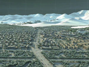 small town 3D Model