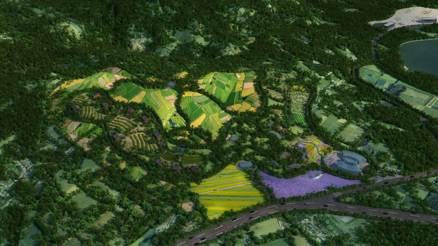 farm 3D Model .c4d .max .obj .3ds .fbx .stl .blend 