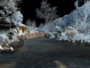 snow scene 3D Model