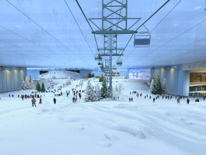 ski facility Modelo 3D