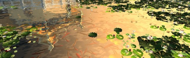 pond 3D Модель .c4d .max .obj .3ds .fbx .stl .blend 