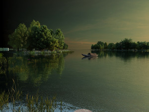 lake view Modelo 3D