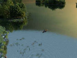 lake view 3D Model