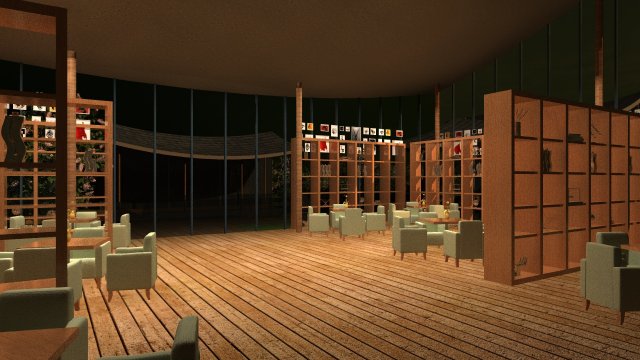 museum 3D Model .c4d .max .obj .3ds .fbx .stl .blend 