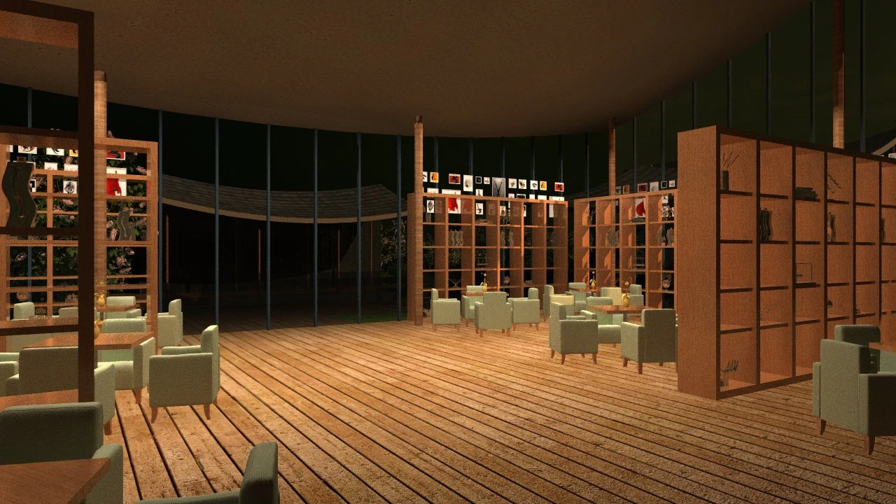 museum 3D Model .c4d .max .obj .3ds .fbx .stl .blend 