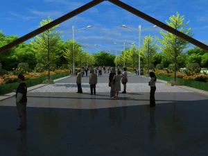 constru&ccedil;&atilde;o da cidade Modelo 3D