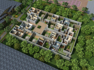 wooden house 3D Модель