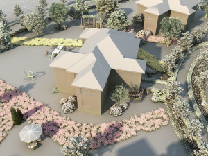 wooden house 3D Model