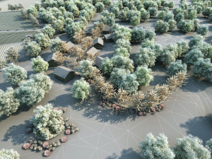 lake view Modelo 3D