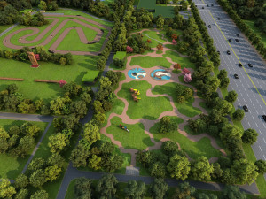 entertainment area 3D Model