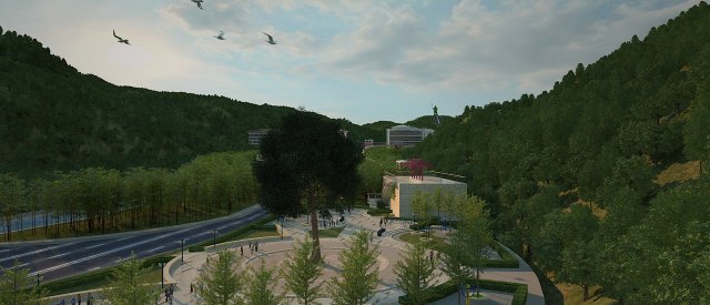 biggest guan gong statue Modelo 3D .c4d .max .obj .3ds .fbx .stl .blend 