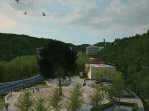 biggest guan gong statue 3D Model