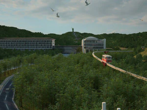 biggest guan gong statue 3D Model