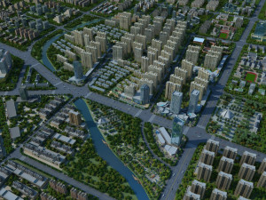 city building 3D 모델