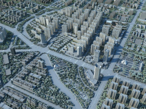 city building 3D 모델