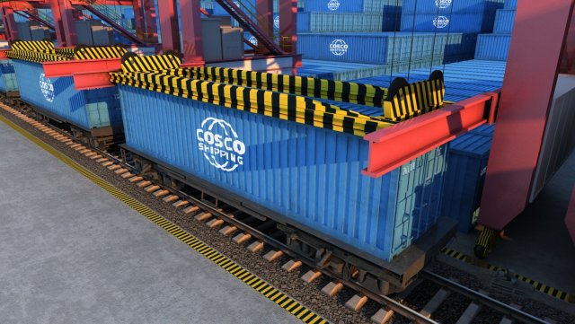 container Modello 3D .c4d .max .obj .3ds .fbx .stl .blend