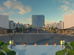 city building Model 3D