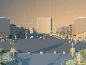 city building Model 3D