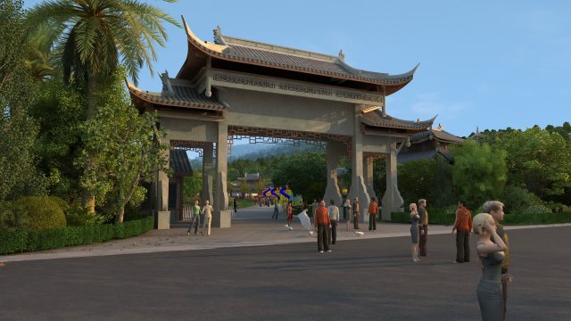 park 3D Model .c4d .max .obj .3ds .fbx .stl .blend 