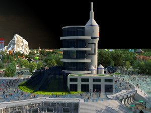 amusement park Modelo 3D