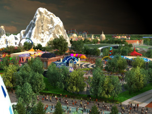 amusement park Modello 3D