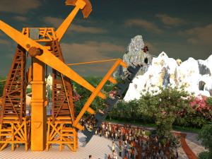 amusement park Modello 3D