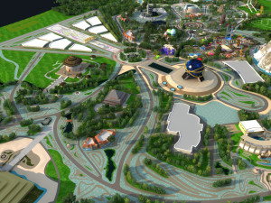 amusement park Modello 3D