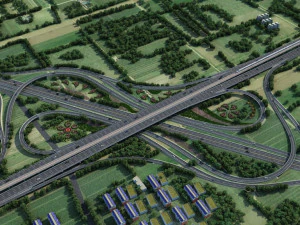 &Uuml;berf&uuml;hrung 3D Modell