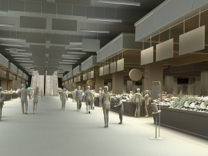 agricultural market Modello 3D