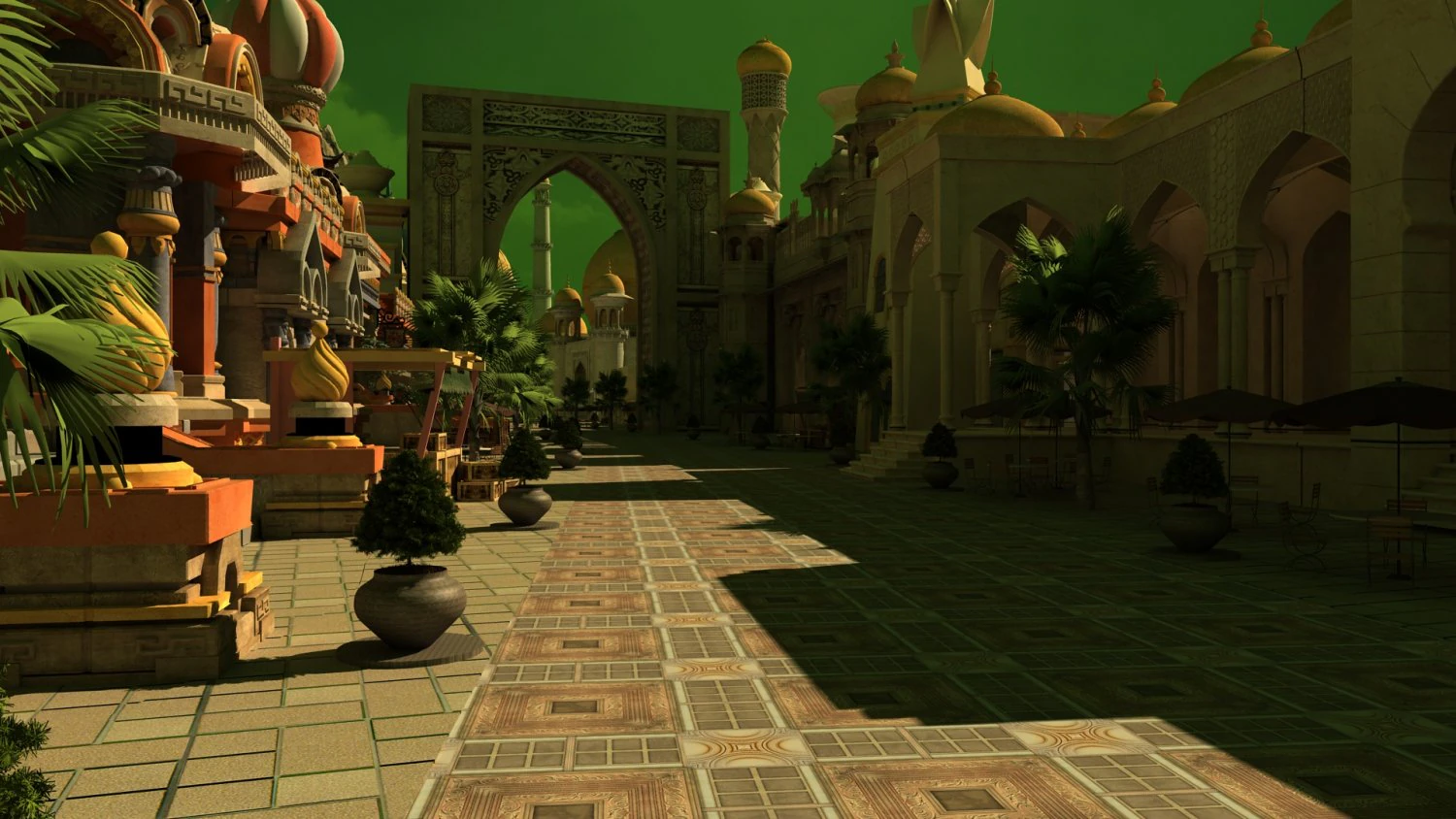 arab architecture 3D Model .c4d .max .obj .3ds .fbx .stl .blend 