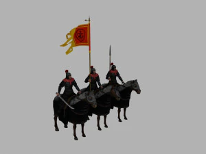 ancient cavalry 3D Model