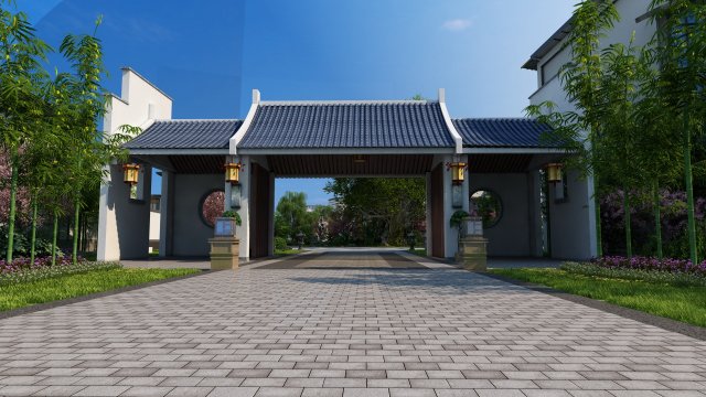 garden Modèle 3D .c4d .max .obj .3ds .fbx .stl .blend 