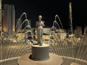 fountain Modello 3D