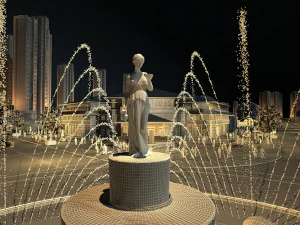 fountain 3D Model