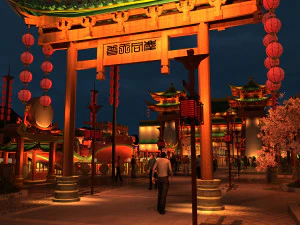ancient city 3D Model