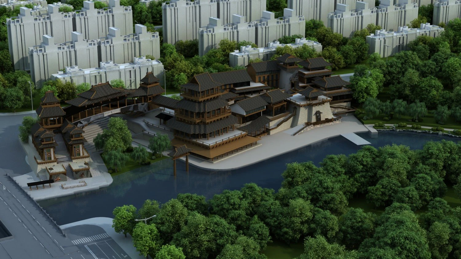ancient architecture 3D Model .c4d .max .obj .3ds .fbx .stl .blend