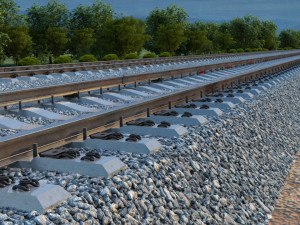 railway 3Dモデル