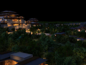 प्राचीन वास्तुकला 3D मॉडल