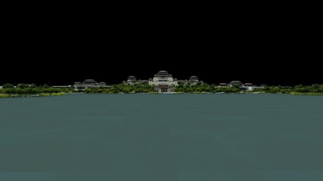 ancient building Modello 3D .c4d .max .obj .3ds .fbx .stl .blend 